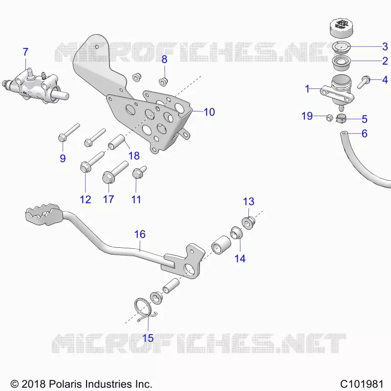 BRAKES, BRAKE PEDAL AND CILINDRO MAESTRO