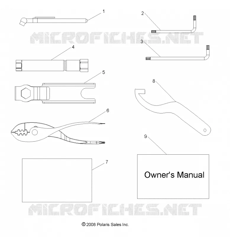 REFERENCES, KIT DE HERRAMIENTA and EL MANUAL DEL PROPIETARIOS