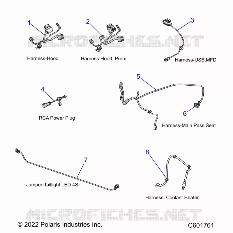 ELECTRICA, WIRE HARNESSES/JUMPERS