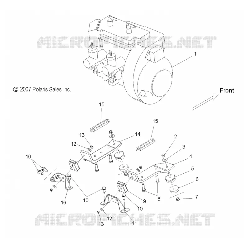 MOTOR, MOUNTING