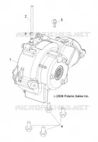 DRIVE TRAIN, FRONT MONTAJE DE ENGRANAJES