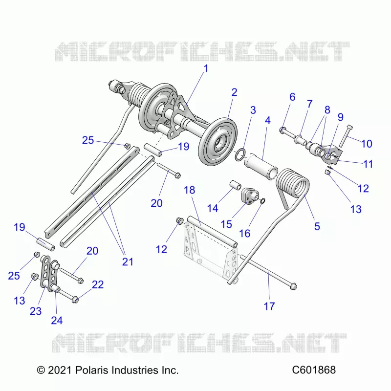 SUSPENSION, TRASERO ARM PAR