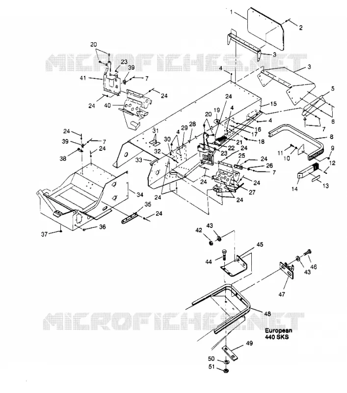 CONJUNTO TÚNEL 440 0952760, 440 SKS 0952560,  and EUROPEAN 440 SKS E952560 (4929032903A006)