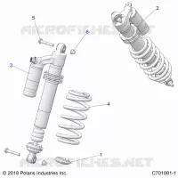 SUSPENSION, CHOQUE FRONTAL MOUNTING