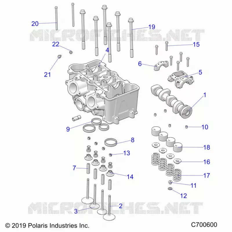 ENGINE, CULATA AND VALVES