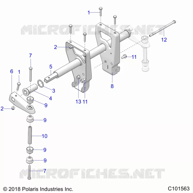 SUSPENSION, BARRA DE TORSIÃ“N