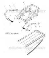 CHASIS, RACK AND PASSENGER HAND HOLD