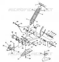 El balanceo del brazo y CHOQUE 4X4 250 W938127 (4924042404022A)