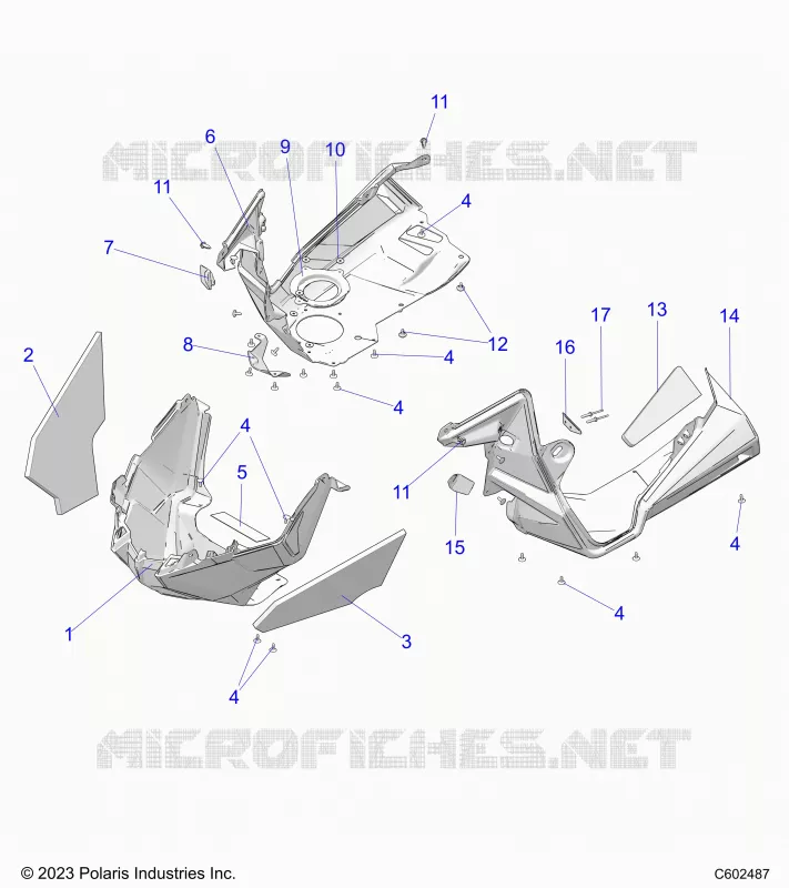 NOSEPAN ASM./FENDERS