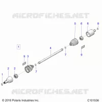 TREN, DRIVE SHAFT, FRONT