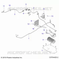 SISTEMA DE COMBUSTIBLE, FUEL TANK EVAP, CANISTER AND LINES