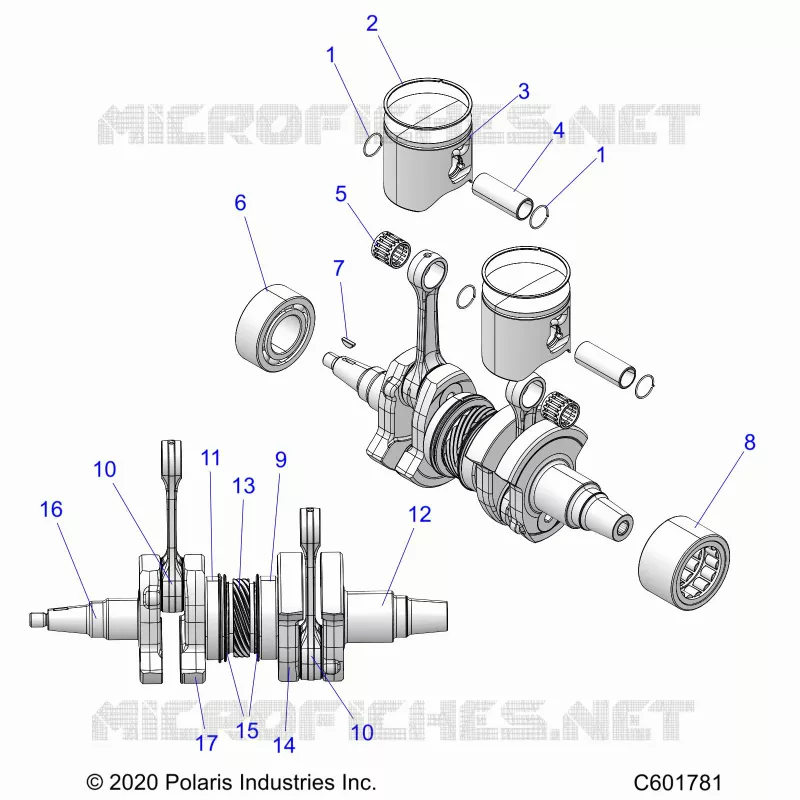 ENGINE, PISTON AND CIGUEÑAL -S23TDL8RS/8RE (C601781)