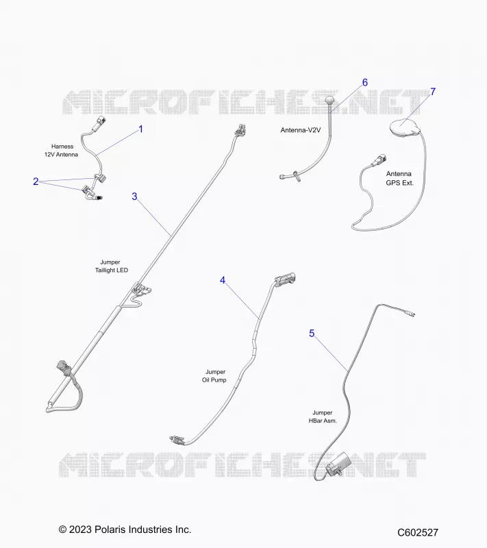 ELECTRICA, JUMPER WIRES/ANTENNAS/HARNESS