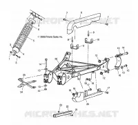 brazo oscilante WELDMENT, REAR