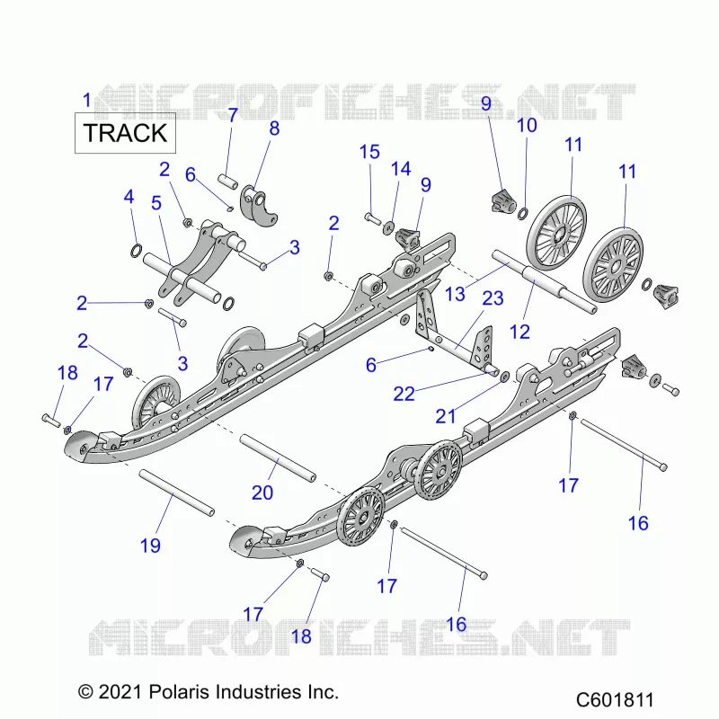 SUSPENSION TRASERA AND TRACK