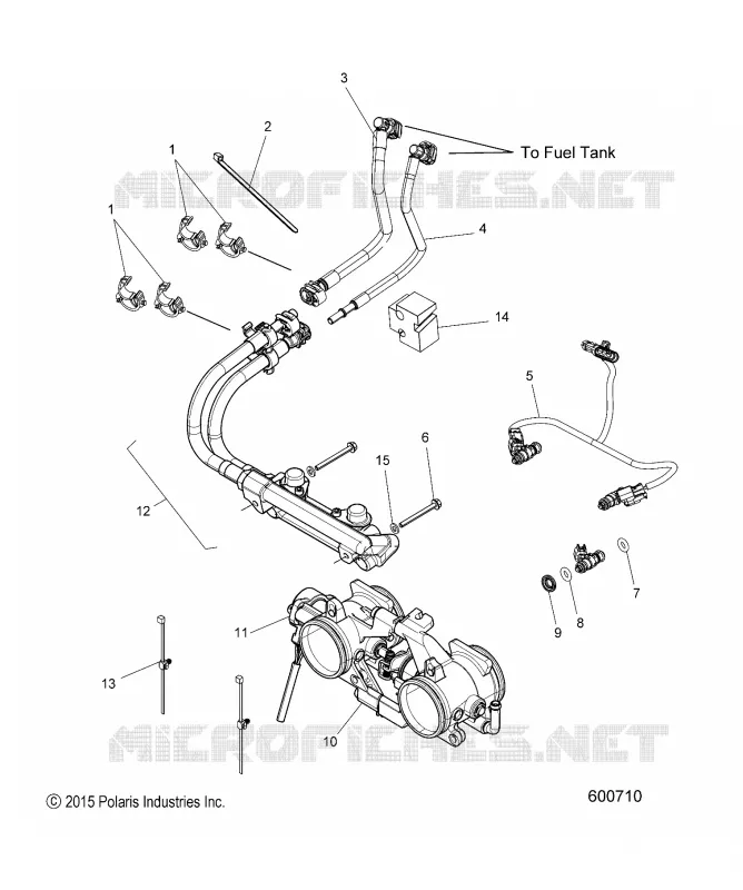 SISTEMA DE COMBUSTIBLE, RAIL, LINES AND THROTTLE BODY