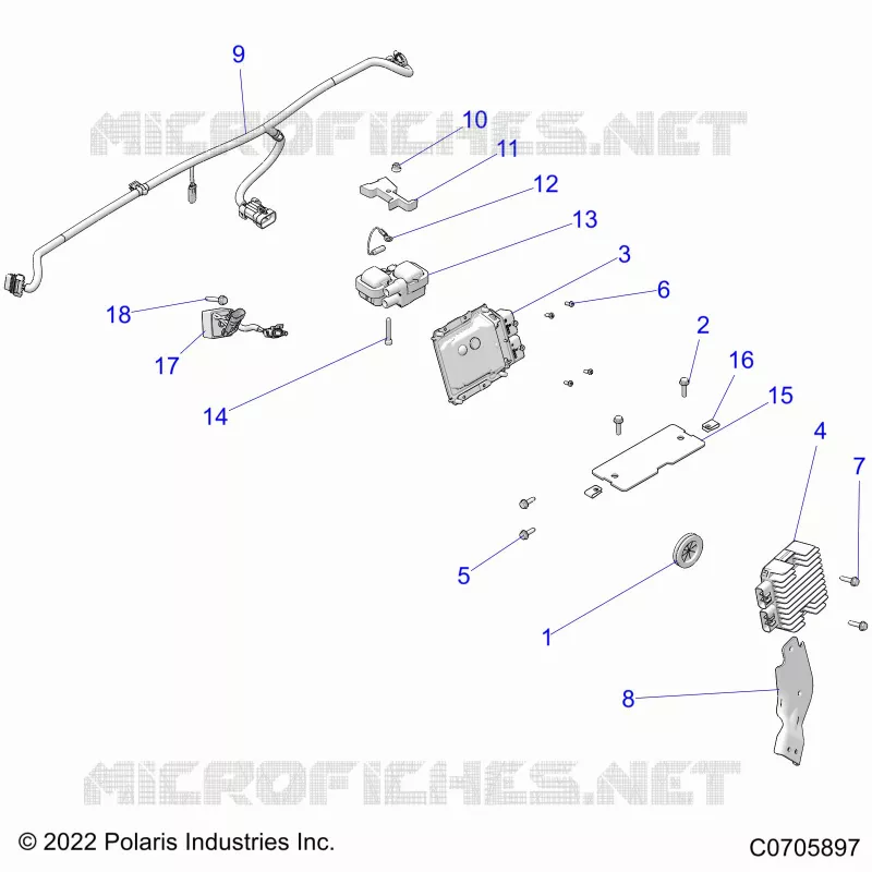 ELECTRICA, HARNESS COMPONENTS AND RELATED- Z22A5K87A4/A5V87A4 (C0705897)