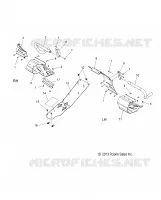 CHASSIS, PROTECCIÓN DEL EMBRAGUE AND FOOTRESTS