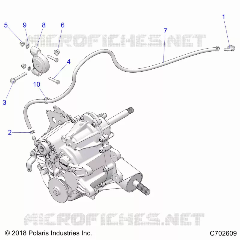 TREN, MAIN GEARCASE MOUNTING- Z21CHA57K2 (C702609)