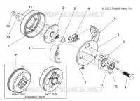 RUEDAS, COMPONENTS, END, LEFT REAR
