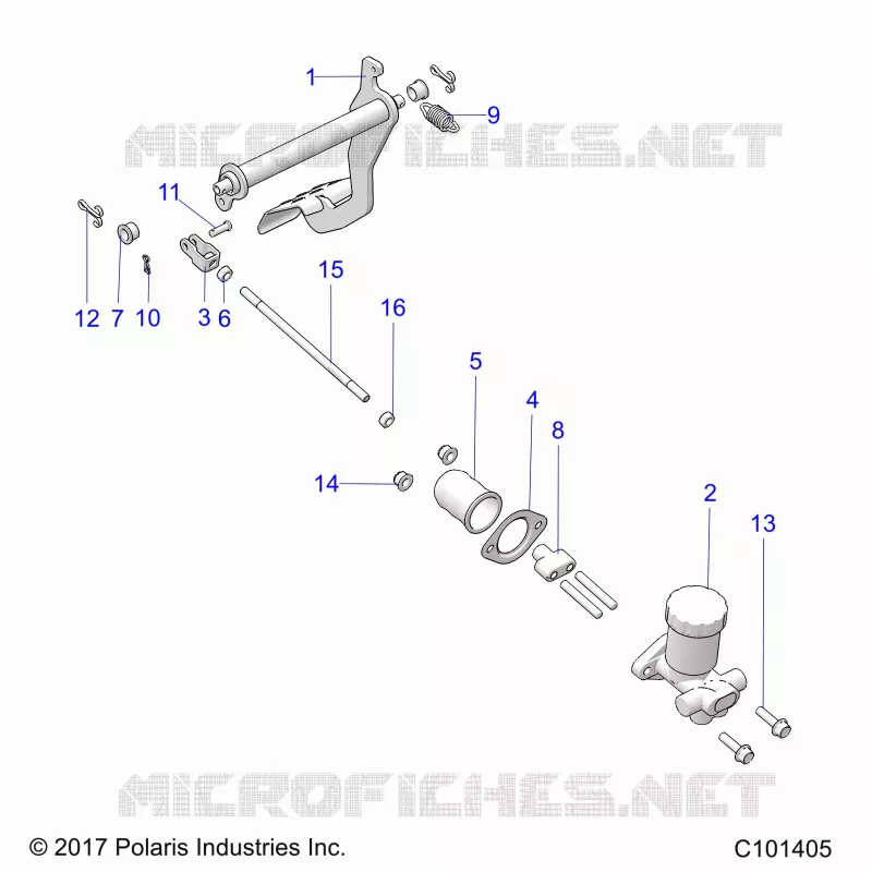 BRAKES, PEDAL AND CILINDRO MAESTRO MOUNTING