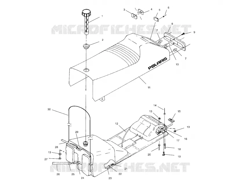 ASIENTO Y TANQUE DE GAS