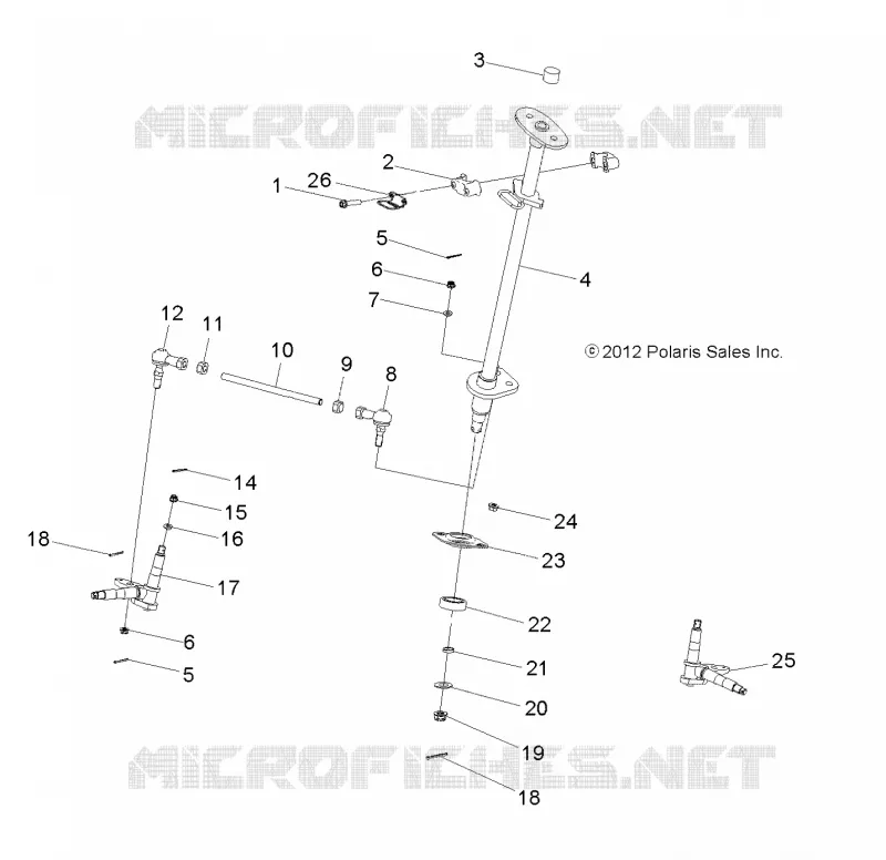 STEERING, MIEMBRO DE GOBIERNO AND TIE ROD ASM.