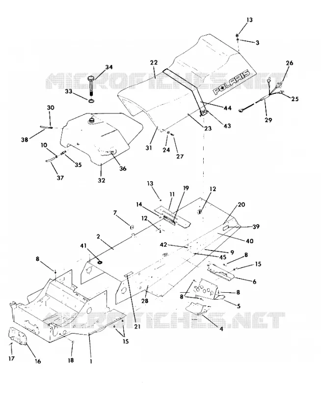 CHASIS AND ASIENTO Indy Lite GT (4920132013001A)