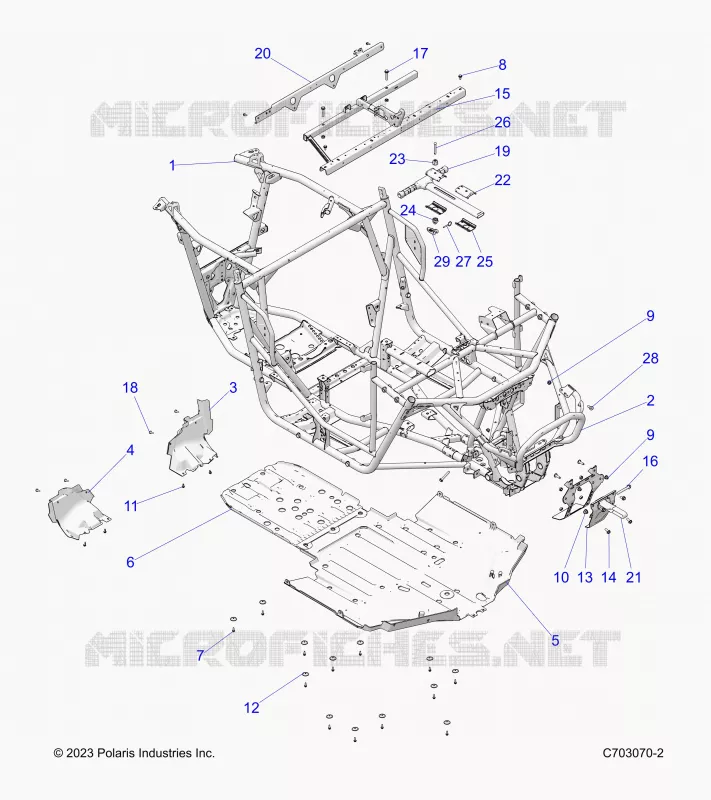 CHASSIS, MAIN FRAME AND ESQUÃD PLATES