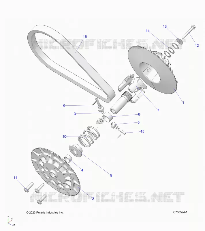 TREN, SECONDARY CLUTCH