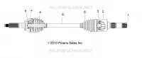 DRIVE TRAIN, TRASERO UNIDAD SHAFT