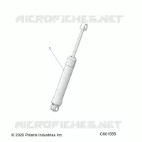SUSPENSION, SHOCK TRASERO TRACK (7045495)