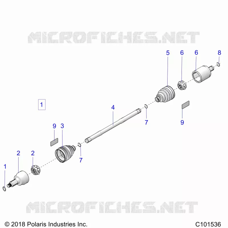 TREN, DRIVE SHAFT, FRONT