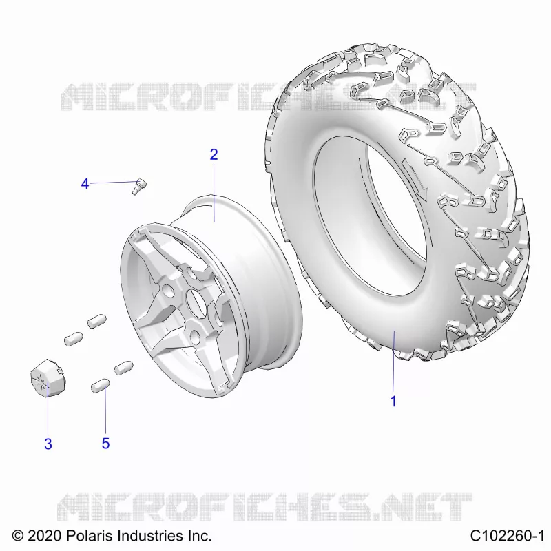 RUEDAS, FRONT TIRE