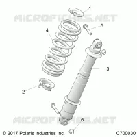 SUSPENSION TRASERA SHOCK MOUNTING