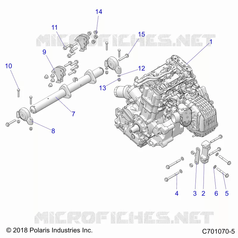 MOTOR, MOUNTING & LONG BLOCK