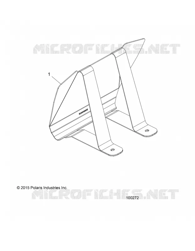 FARO DELANTERO POD COVER BRACKET