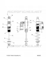 SUSPENSION, SHOCK TRASERO TRACK, VELOCITY 7045537