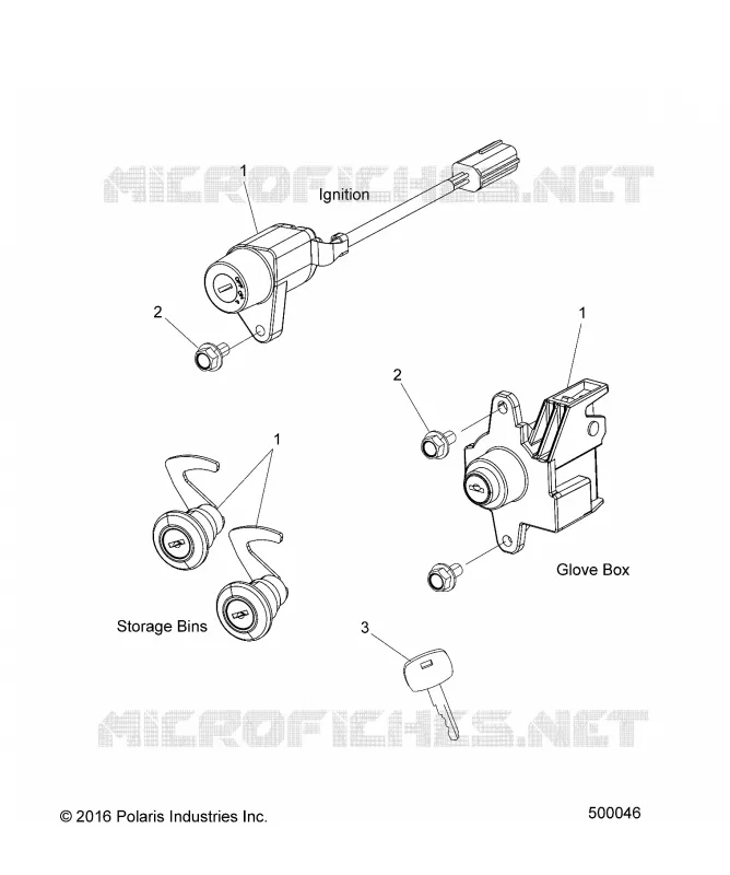 ELECTRICA, IGNITION SWITCH/LOCK SET