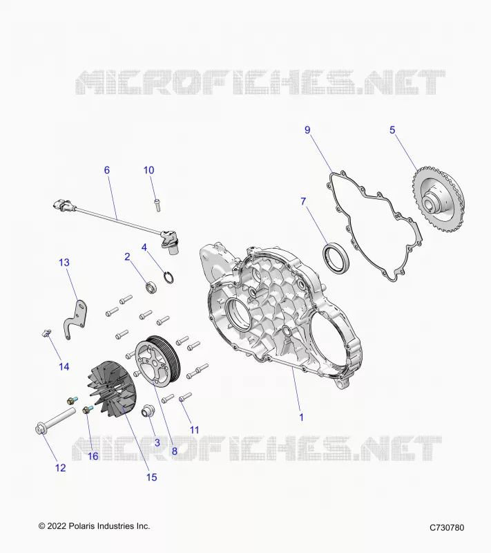 MOTOR, MAG COVER MOUNT
