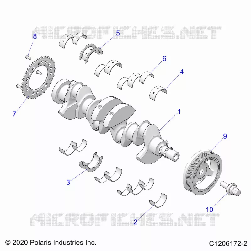 ENGINE, CIGUEÑAL AND BEARINGS