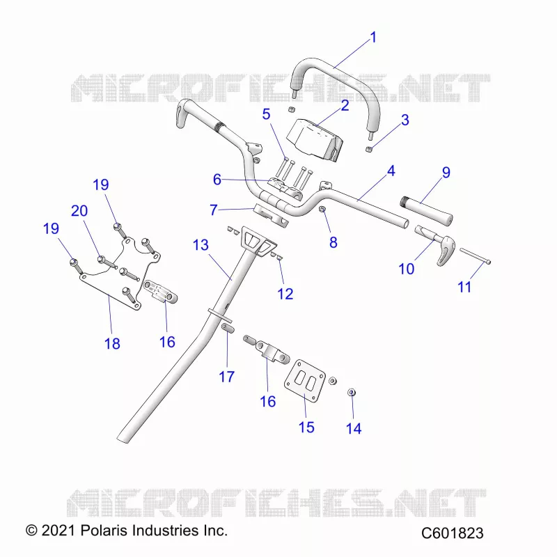 STEERING, HANDLEBAR, MIEMBRO DE GOBIERNO