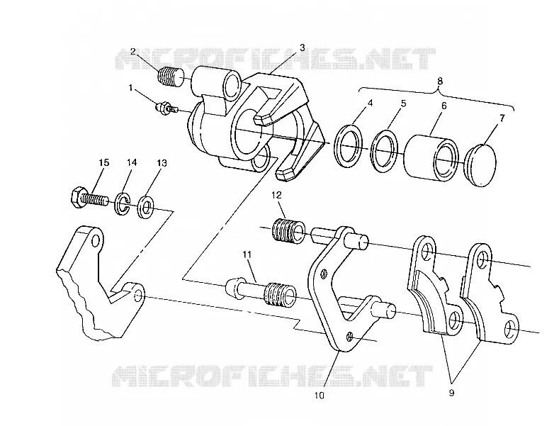 FRENO EJE MEDIO ASSEMBLY 6x6 400L, SWEDISH S948740 and  NORWEGIAN N948740 (4926812681026A)