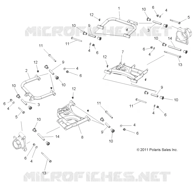 SUSPENSION TRASERA CONTROL ARMS