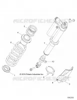 SUSPENSION, SHOCK TRASERO MOUNTING