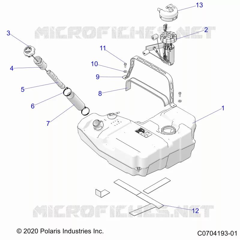 SISTEMA DE COMBUSTIBLE, FUEL TANK