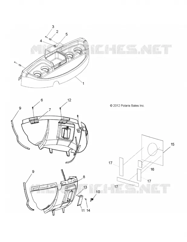 TABLERO AND STEERING COLUMN SEAL KIT