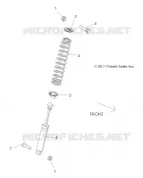 SUSPENSION, SHOCK TRASERO MOUNTING