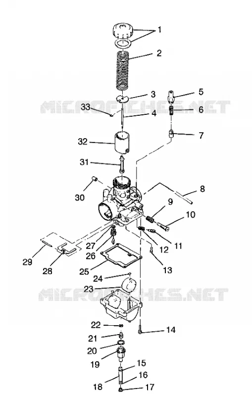 CARBURADOR SPORT 0980443 AND SPORT TOURING 0980243 (4942054205C009)