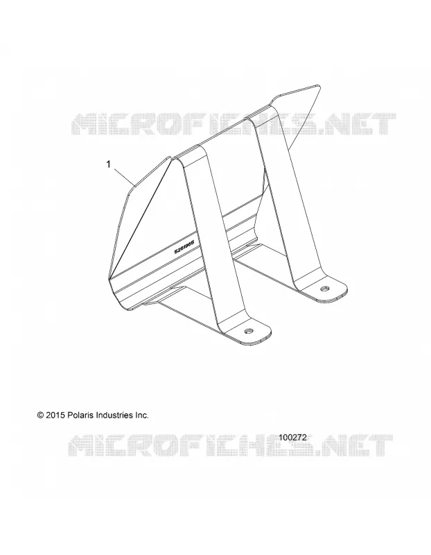 FARO DELANTERO POD COVER BRACKET